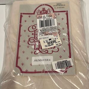 Vintage Estate Quilts King Dust Ruffle NWT Embroidered